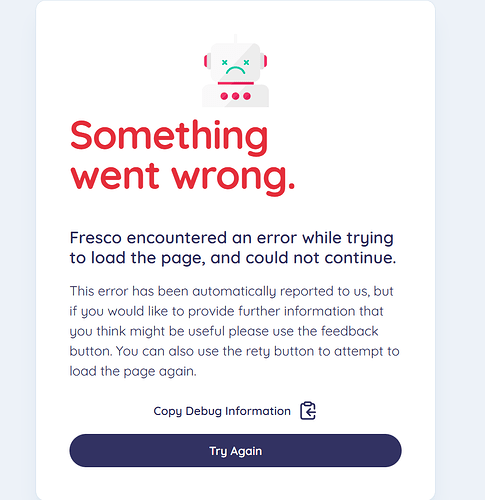 fresco error